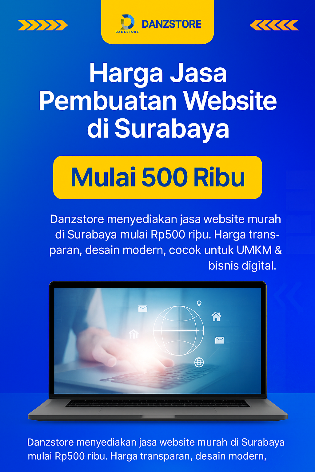Harga Jasa Pembuatan Website di Surabaya Mulai 500 Ribu
